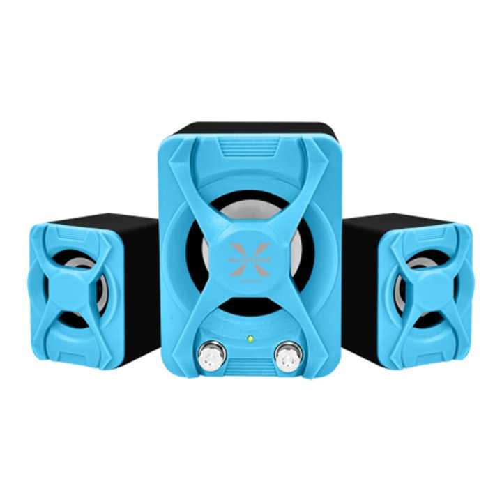 alcatroz x-audio 2.1 speaker system