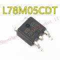 1pcs L78M05CDT TO252 L78M05 TO-252 78M05 POSITIVE VOLTAGE REGULATORS. 