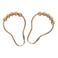 Easy Install Rustproof Shower Curtain Hooks Frictionless Stainless Steel - Easy Glide Shower Rings 24 Hooks. 