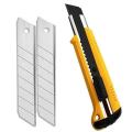 Heavy Duty Cutter Knife with 03 Replacement Blades. 