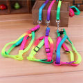 Durable Nylon Rainbow 1.2M Pet Dog Leash Walking Training Leash Cats Dogs Harness Collar Leashes Strap Belt Rope. 