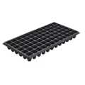 72 Holes 1 Pcs Thick black seedling tray  seedling nursery seed tray Seeds starter Trays Seeding Trays. 