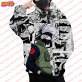 Naruto Hoodie Unisex Harajuku Japanese Anime Uchiha Itachi Print Men's Hoodie Men's Street Fashion Casual Hoodie Jacket. 