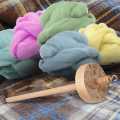Spindle Yarn Tool Wooden Hardwood Spinner Wheel Yarn Spin Spindle for Beginners & Advanced, Perfect for Yarn Making and Sewing. 