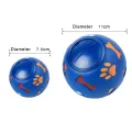 Pets Toys Chew Dispenser Leakage Food Balls Small Medium Large Dog Play Interactive Toy Cat Teething Training Balls 7.5/11cm. 