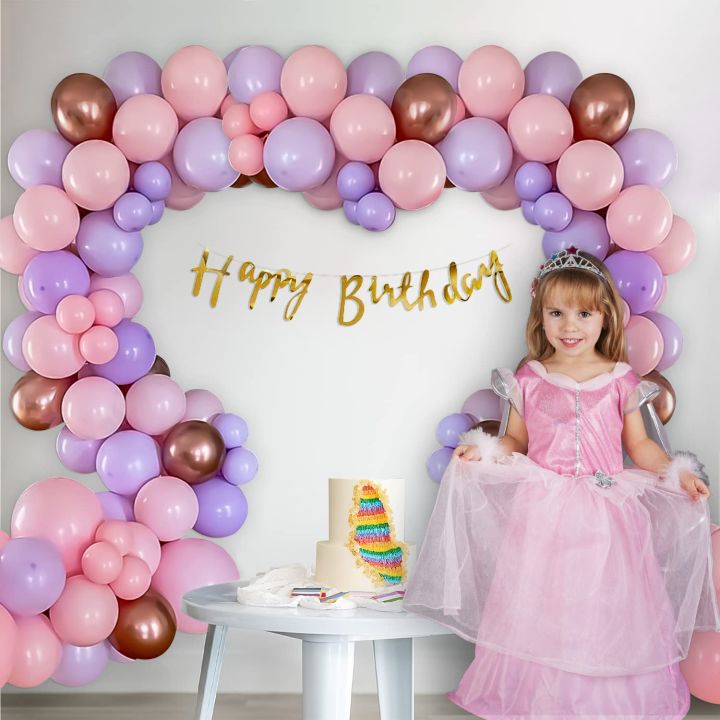 Pastel%20Theme%20Happy%20Birthday%20decoration%20items%20for%20girls,%20women,%20kids%20with%20pink,%20purple%20and%20rose%20gold%20balloons%20and%20happy%20birthday%20cursive%20banner-%20Pack%20of%2058%20Items%20-%20Image%207