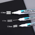 Waterproof Oil Based White Permanent Markers Permanent Marker Pens Environmental White Marker Pen for Wood Rock Plastic Leather. 