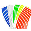 【Exclusive Offer】1 Sheet (8 Stripes) Reflective bicycle sticker fit for Disc brake Bicycle 26" 27" 28" wheel 5 Colors waterproof sticker. 