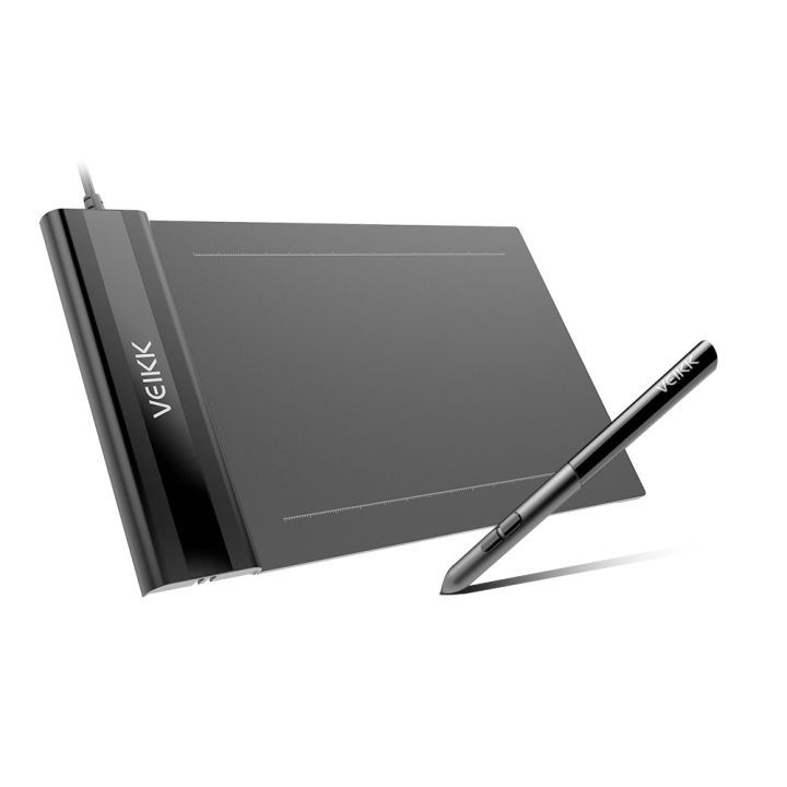 HXSJ%20Veikk%20S640%20Di-Gital%20Graphics%20Drawing%20Tablet%206*4%20Inch%20Pen%20Tablet%20With%208192%20Levels%20Pressure%20Passive%20Pen%205080%20Lpi%20One-Touch%20Eraser%20Hand%20Painted%20Tablet%20-%20Image%202