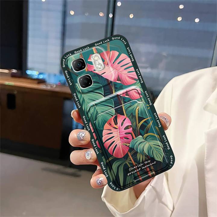 Durable Fashion Design Phone Case For infinix Hot50i/Smart9/X6531/X6532 Graffiti TPU Card sleeve Cute Waterproof Cartoon