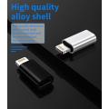 Micro USB Female to 8-Pin Lightning Male Converter Adapter for iPhone OTG (mtia). 