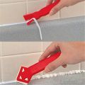1PC Silicone Glass Cement Scraper Tool Caulking Sealant Spatula Finishing Grout Floor Cleaning Tile Tool Spatula Glue Shovel. 
