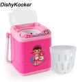 DishyKooker Mini Electric Washing Machine Simulation Upgrade Washing Machine Children Role Play Toys For Boys Girls Gifts. 