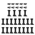 20Pcs Furniture Feet Adjustable Cupboard Foot Leg Unit Cabinet Legs with Kick Board Clips for Kitchen Bathroom Cabinet. 