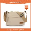 MATEYOYO Women's Bag Solid Shoulder Bag Cross-body Bag Waterproof Bag Multi Layer Large Capacity Bag Lightweight Portable Adjustable Shoulder Straps For Traveling Shopping Outdoor. 