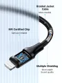 Ugreen MFi Lightning to 3.5mm Headphones Adapter for iPhone 13 12 11 Pro max mini 8 7 Aux 3.5mm Jack Cable for Lightning Adapter Accessories. 
