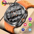 Sutuiying 2025 New Đồng hồ thông minh Samsung Galaxy Watch 7 Ultra dành cho nam và nữ La bàn AMOLED Nfc Gps Ip68 Đồng hồ thông minh thể thao chống nước có cuộc gọi Bt và theo dõi sức khỏe. 