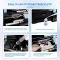 Printhead Kits Epson Ecotank Printers, Printer Cleaner Kit HP, Inkjet Printers Cleaning Solution for Canon Pixma Print Head Liquid Nozzles. 
