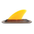 KOKKO Surf & SUP Single Fin Detachable Center Fin 7.36inx5.59in Replacement Quick Release Paddle Board Fin For Longboard, Surfboard And Paddleboard. 
