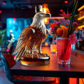 Ethereon Whiskey Storage Container Animal Shaped Whiskey Decanter 280ml Fun Bar Decor Gift for Whiskey Lovers Perfect for Dad Eagle Design Eagle Sculpture Liquor Bottle. 