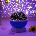 Romantic Sky Star Master Baby Sleep Lighting USB Night Projector Lamp with USB 9 Colour 4 LED Rotation (Multicolour). 