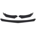 4Pcs ABS Front Bumper Lip Body Kit Spoiler Universal Car Replacement Part. 
