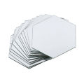 12Pcs Mirror Hexagon Removable Acrylic Wall Stickers Art DIY Home Decor Decals. 