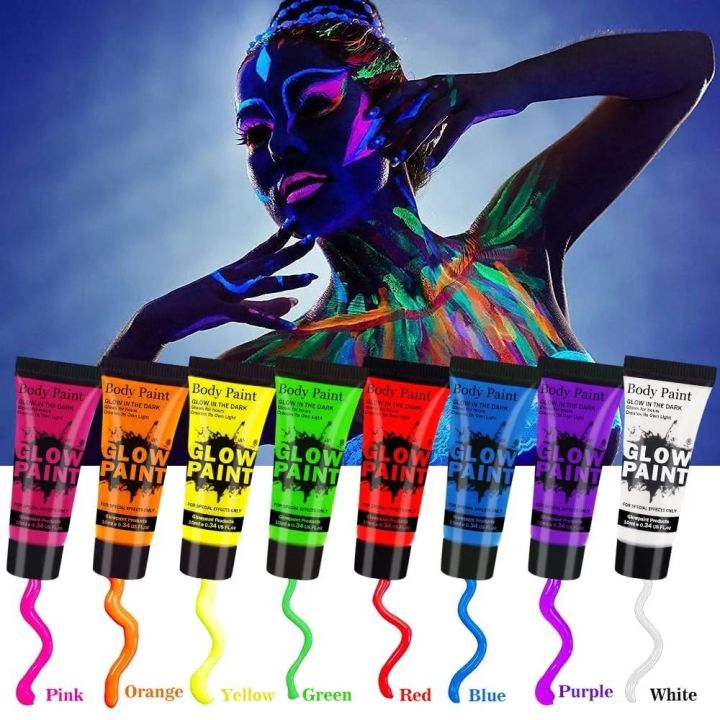 Body%20Face%20Paints%20Set%2010ml%20Face%20Fluorescent%20Glow%20Paint%20Kids%20Makeup%20Luminous%20Color%20Body%20Art%20Painting%20Festival%20Painting%20Neon%20Cosplay%20Pigment%20Halloween%20-%20Image%208
