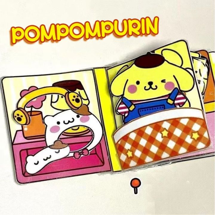 Gift%20DIY%20Quiet%20Book%20Sanrio%20Kuromi%20Sticker%20Book%20Melody%20Hand-made%20Activity%20Busy%20Book%20Kids%20-%20Image%208