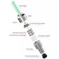 2 Pcs LED Bike Car Light Dust Valve Cap with Batteries Bicycle Tyre Wheel Valve Light. 
