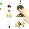 3 Bells Copper Wind Chime. 