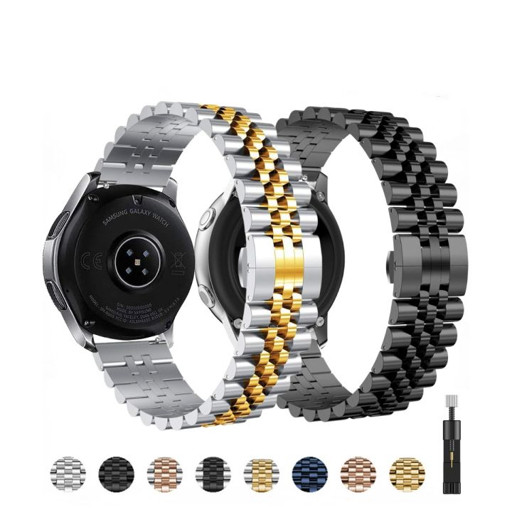 22mm%20Stainless%20Steel%20Rolex%20Datejust%20style%20watch%20band%20for%20Huawei%20Watch%20GT2%20Pro%20GT3%20Pro%2046mm%20for%20Samsung%20Watch%203%2045mm/Gear%20S3%20Strap%20with%20Butterfly%20closure%20-%20Image%202