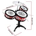 Kids Jazz Drum Set Kit Educational Instrument Toys. 