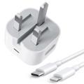 Iphone 13 Pro Max 25W USB-C Power Adapter USB-C to Lightning Cable. 