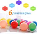 TrendBox 50 Ball Pit Balls Bright Colors Ocean Ball Soft Plastic Balls for Babies Kids Children - 2.2 inches. 