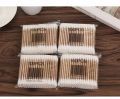 Double Head 100 Pcs Soft Cotton Swab Women Wood Stick beauty stick Makeup Cotton Buds Tip For Nose Ears Cleaning Care Tool. 