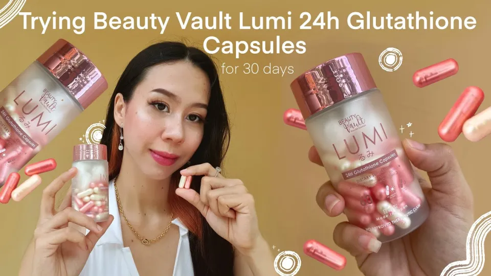 beauty vault lumi 24h glutathione Beauty Vault LUMI 24H Glutathione Capsule – My Care Kits main image 0