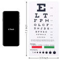Snellen Eye Wall Chart Wall Art Painting Print On Silk Canvas Poster Home Decor. 