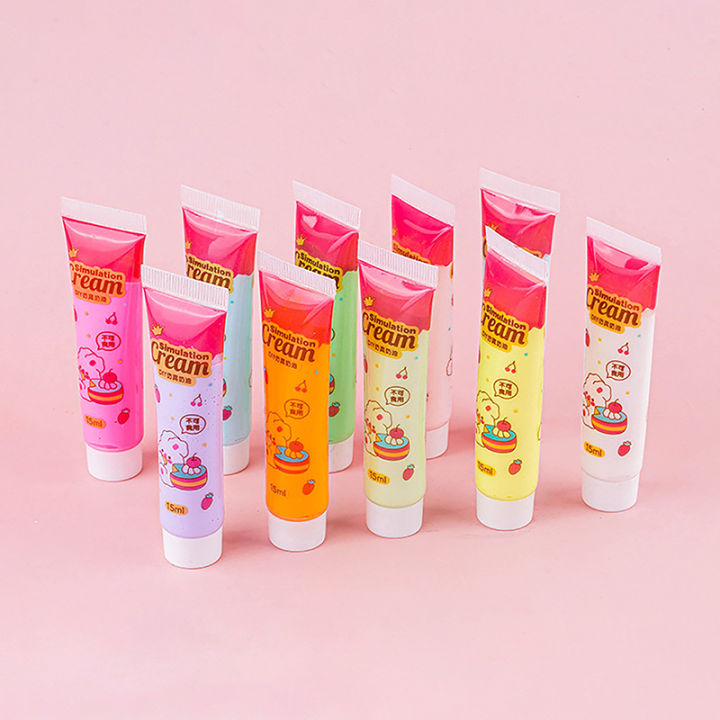 15Ml/Bottle Simulation Cream Gel DIY Craft Fake Whipped Cream Clay Phone Mobile Shell Case Cake Cream Soft Clay Decoration