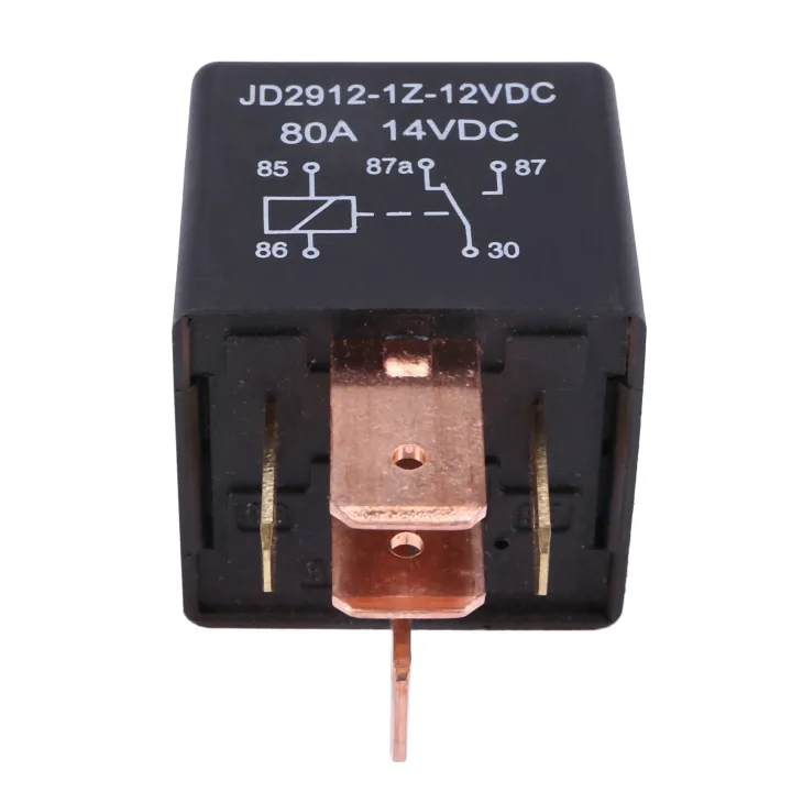 (COKP)%204X%2080A%20DC%2012V%205%20Pin%20DIY%20Power%20Relay%20Car%20Truck%20Vehicle%20-%20Image%204