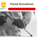 Quality 100-300mm Knockable Screwdriver Phillips/slotted Percussive Screw Driver Cr-V Magnetic Bolt Driver Screw-Driving Tools. 
