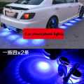 12V Colorful LED Under Car Flashing Light Kit chassis Lights Truck Underglow Lighting Round Lamp Set 8PCS/Set. 