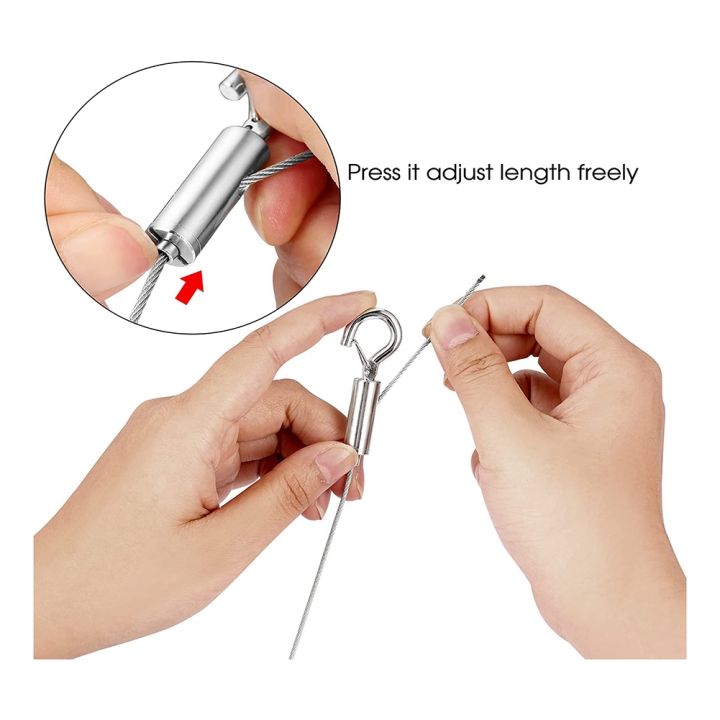 Adjustable%20Picture%20Hanging%20Wire%20Heavy%20Duty%20Supports%20-%202%20Pack%20Hanging%20Hardware,%202M%20X1.5Mm%20Stainless%20Steel%20Wire%20Rope%20-%20Image%203