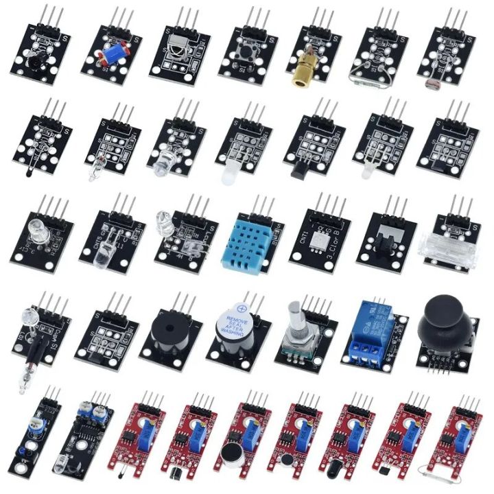 37 IN 1 SENSOR KITS FOR ARDUINO HIGH-QUALITY For Arduino Starters (Works with Official for Arduino Boards)  NO BOX