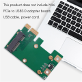 PCIE to Mini PCIE Adapter Card, Efficient, Lightweight and Portable. 