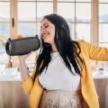 2X Silicone Case Cover for Jbl Charge 5 Bluetooth Speaker, Travel Carrying Protective with Shoulder Strap and Carabiner. 
