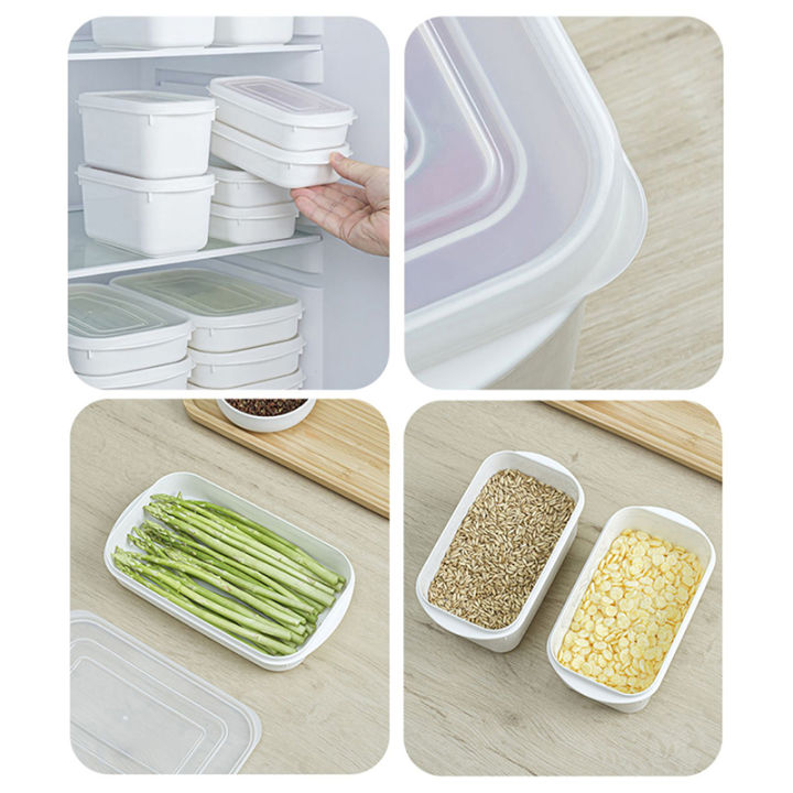 Kitchen%20Storage%20Refrigerator%20Food%20Storage%20White%20Containers%20Fresh%20Box%20Fruit%20Vegetable%20Preservation%20Prepare%20The%20Dishes%20Divided%20Box%20-%20Image%203