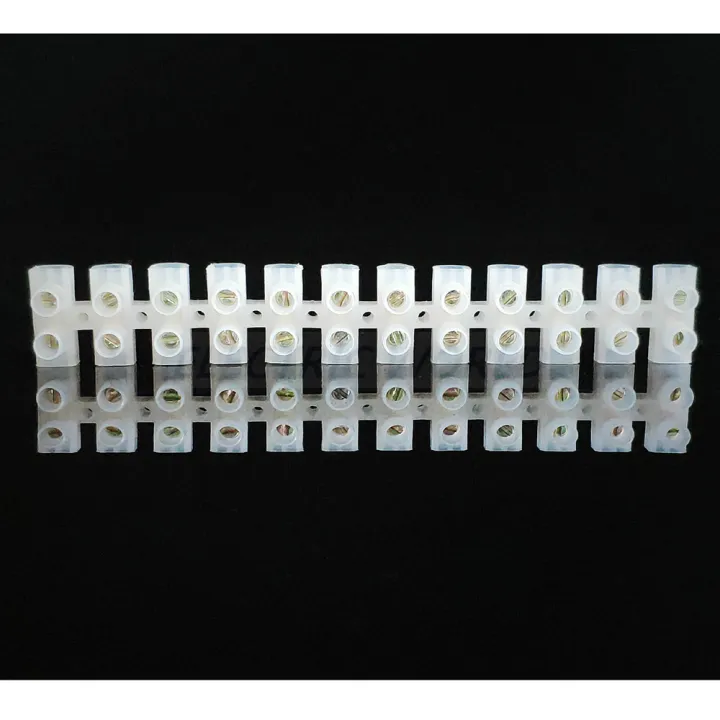 Plastic Terminal Block Wire Connector 5a 10a Dual Row 12 Positions ...