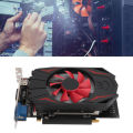 Game Graphics Card Graphics Card PCI Express 2.0 16X Slot 928MHZ Memory Frequency 2560x1600 Resolution GTX1050 2GB DDR5 128bit with Fan for Desktop PC. 