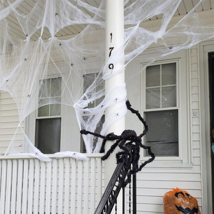 DENOSWIM%20White%20Stretchy%20Cobweb%20Artificial%20Spider%20Web%20Halloween%20Decoration%20Scary%20Party%20Scene%20Props%20Horror%20House%20Home%20Decora%20Accessories%20-%20Image%205